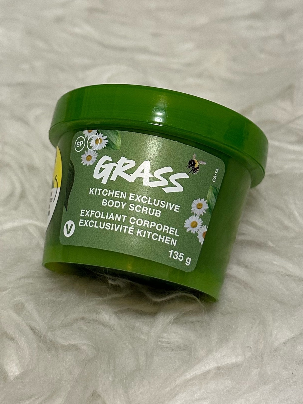 Lush x kitchen grass body scrub